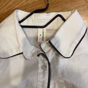 COMMENSE LINEN SET SIZE M TOP & BOTTOM!